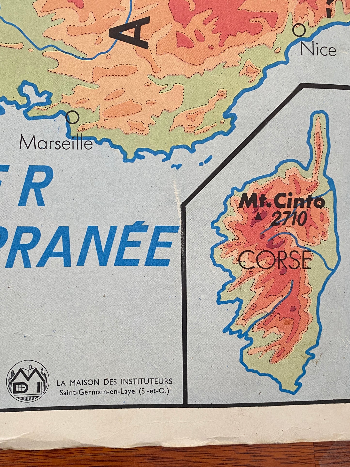 Carte géographique scolaire