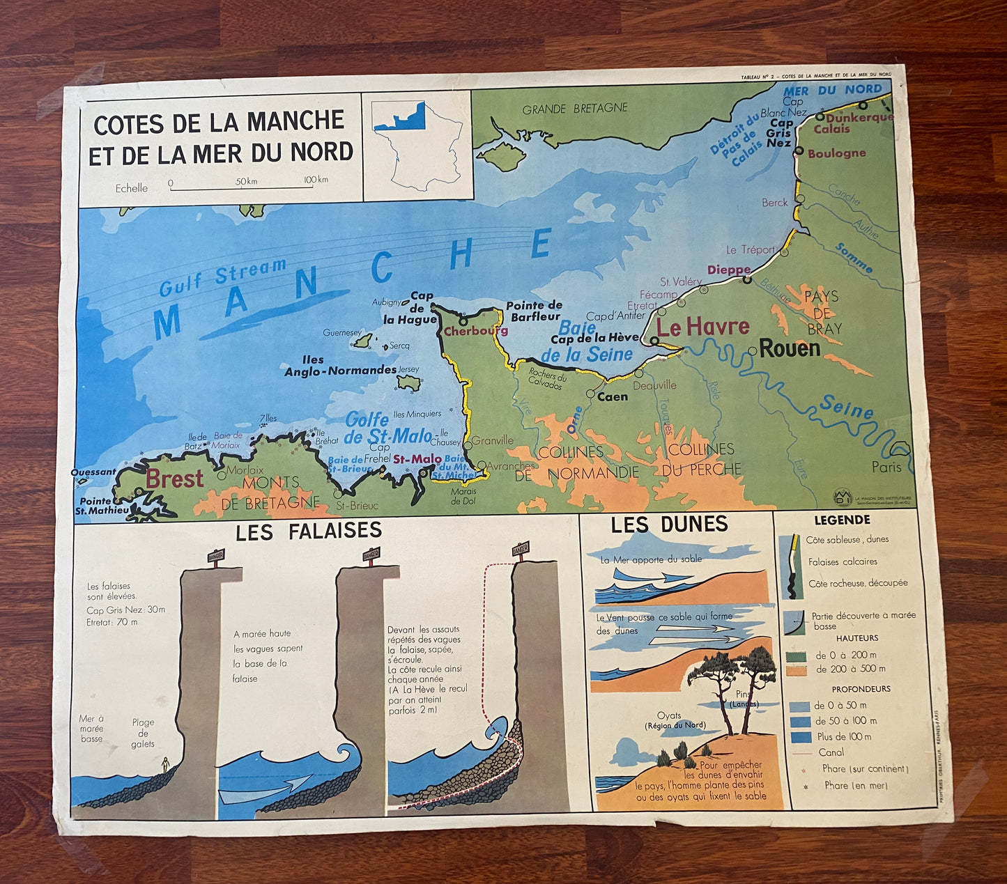 Carte géographique scolaire