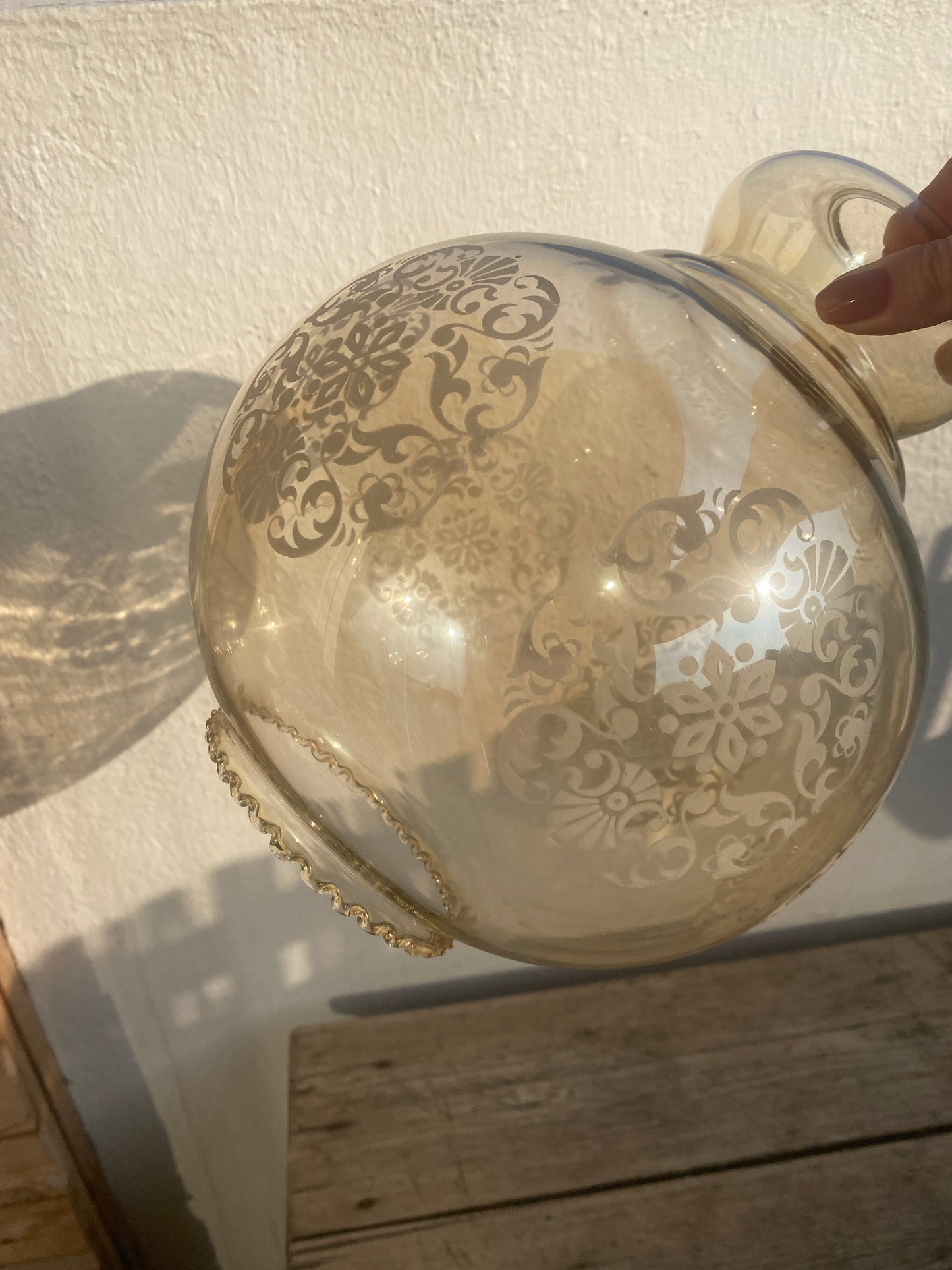 Baladeuse transparente vintage
