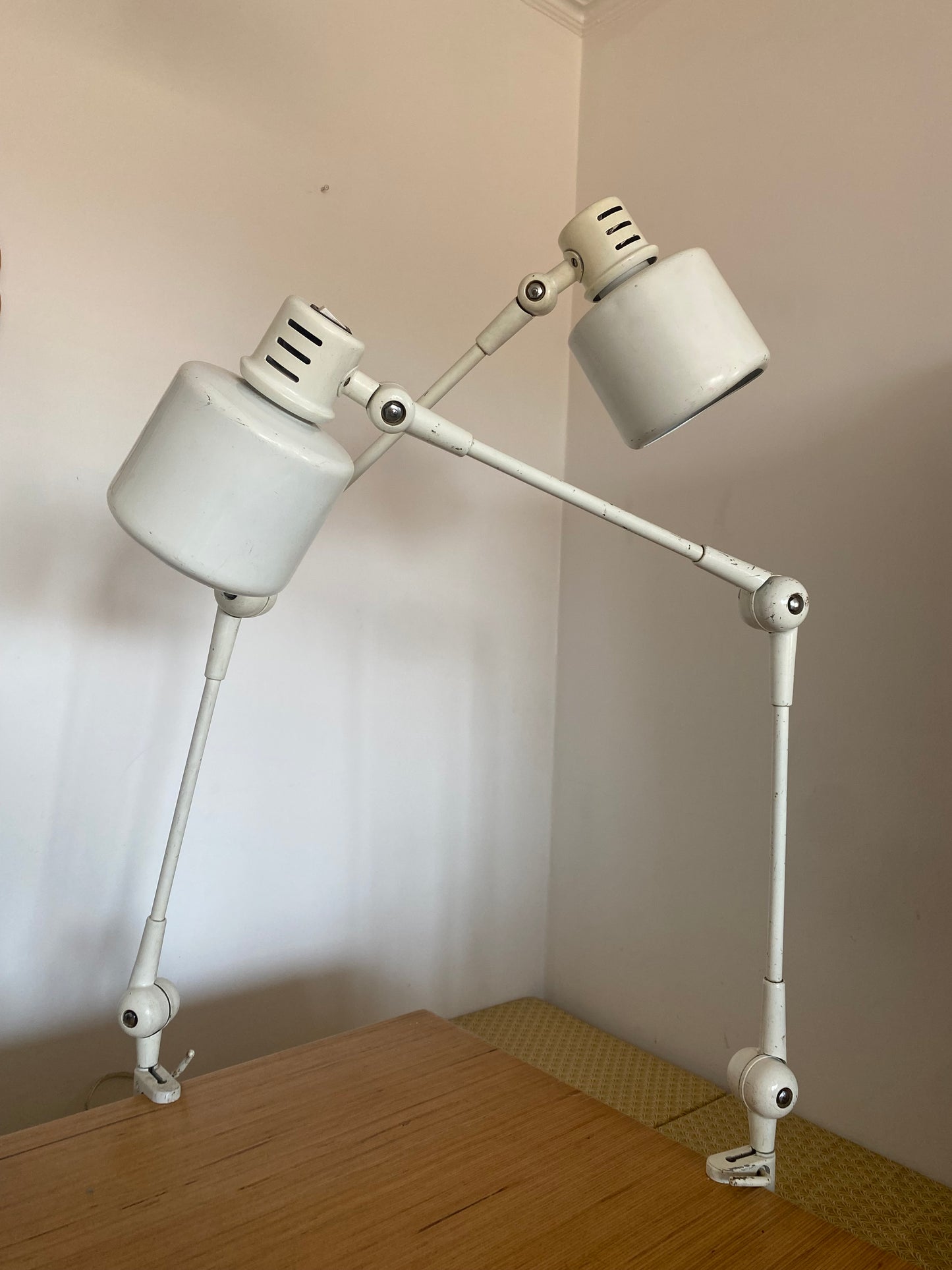 Paire de lampes industrielles