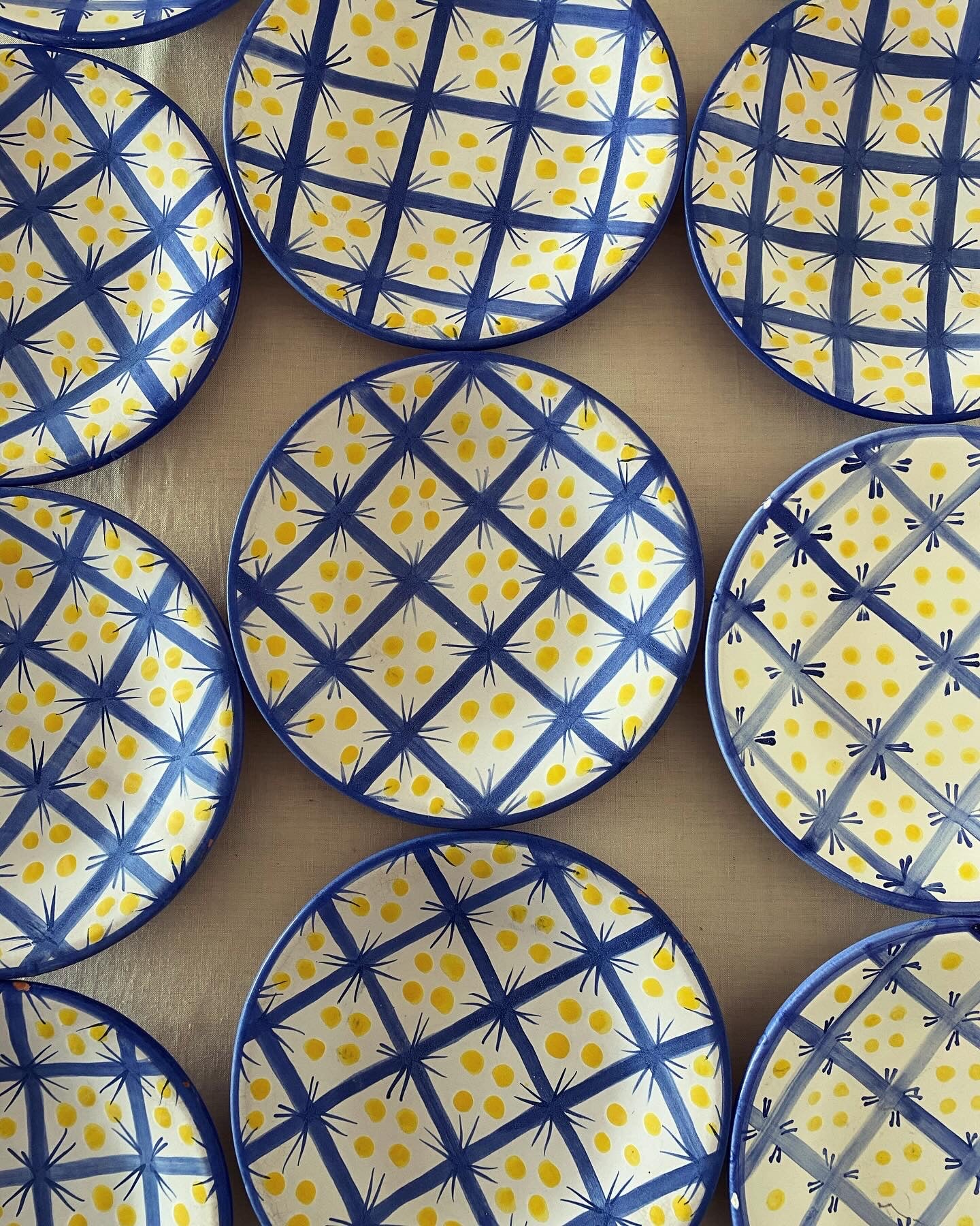 Assiettes La Roue Vallauris R Picault