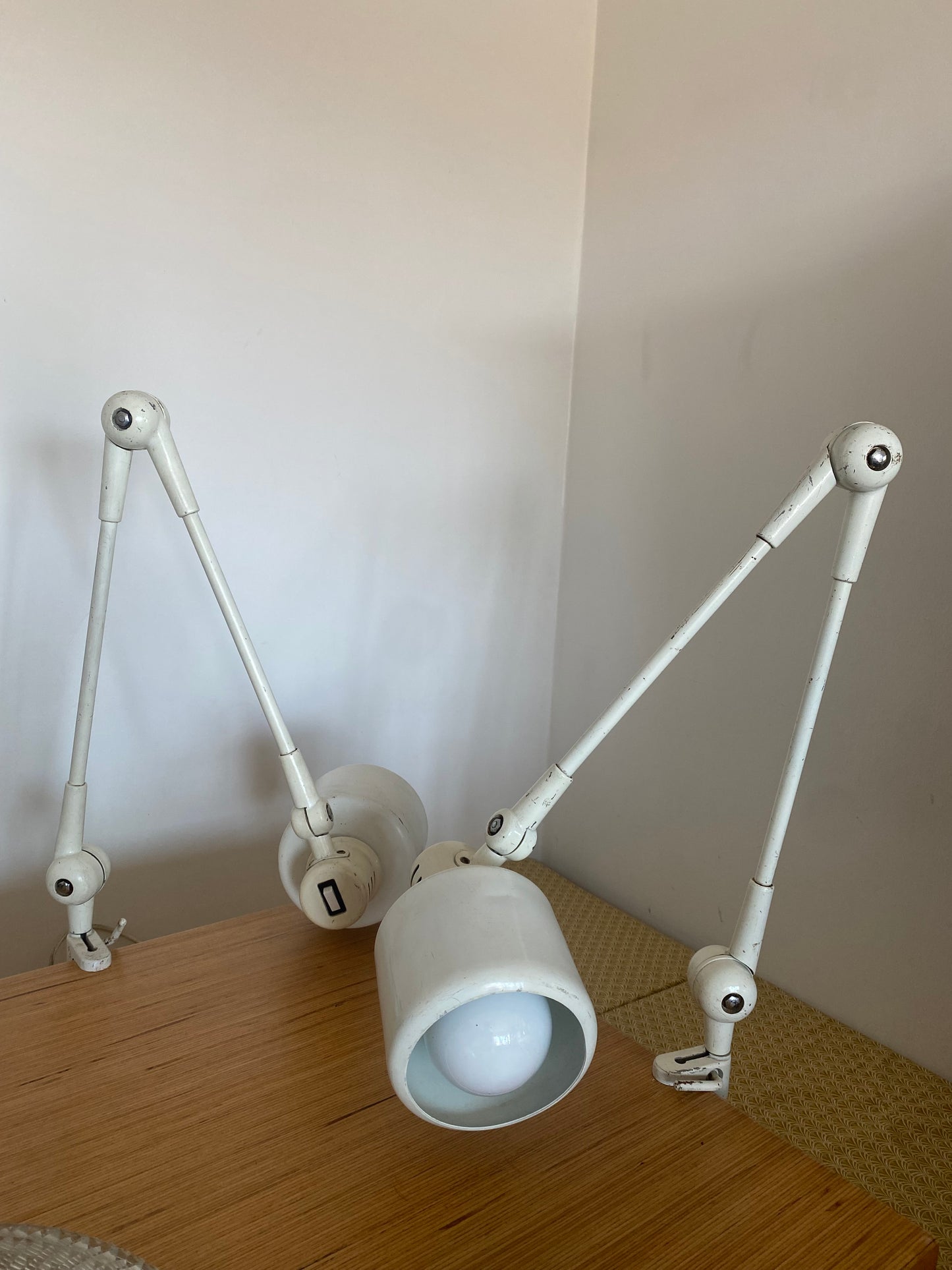 Paire de lampes industrielles