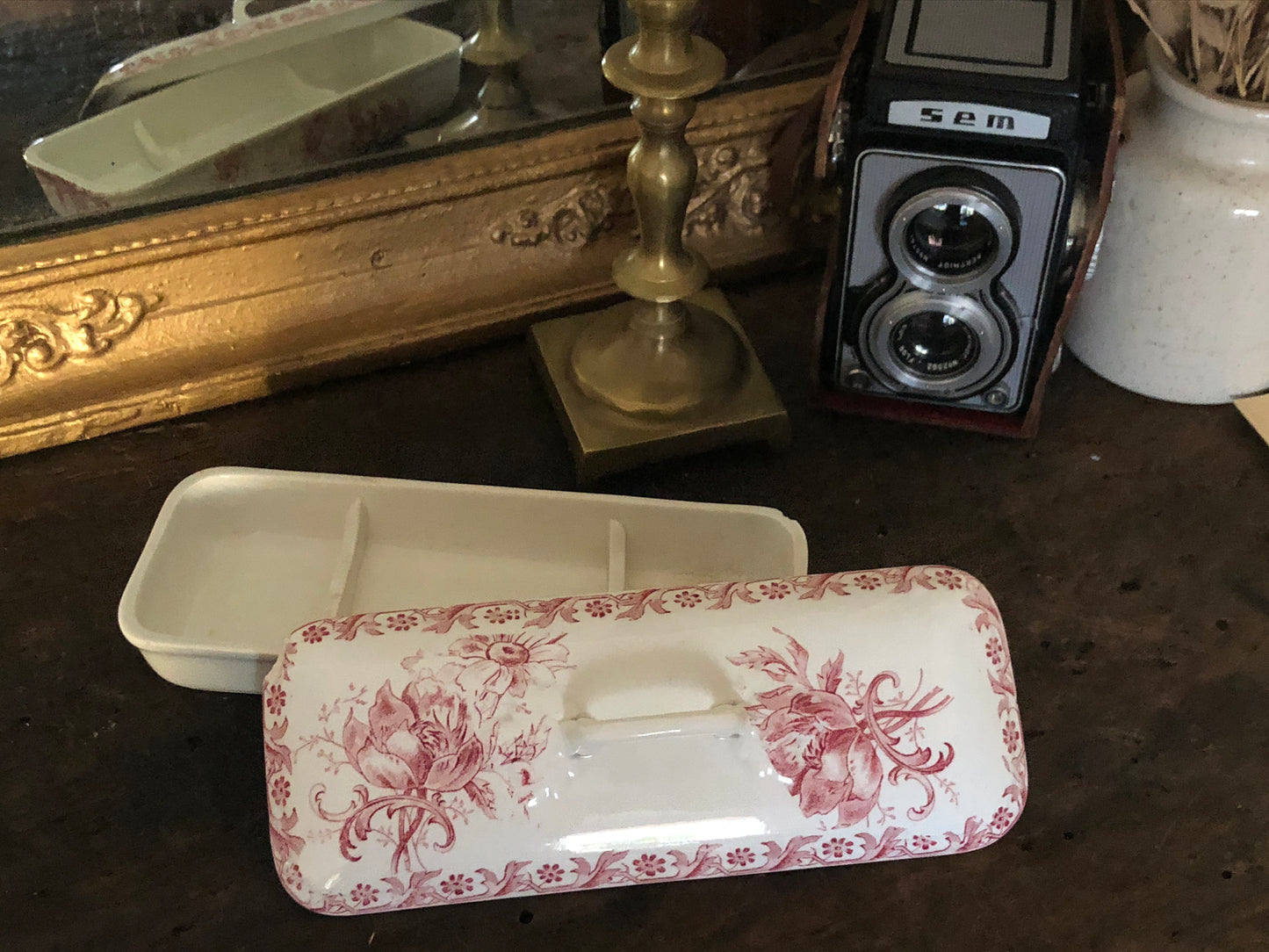 Boîte Sarreguemines à brosses à dents