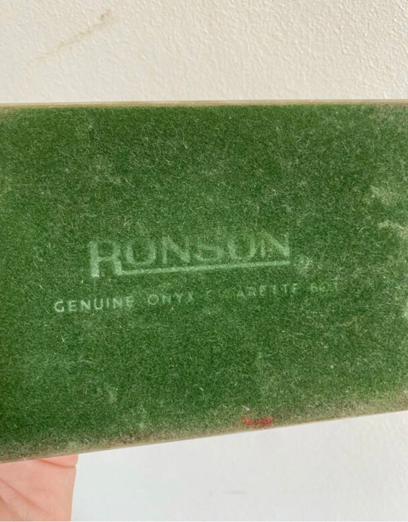 Boite en onyx Ronson