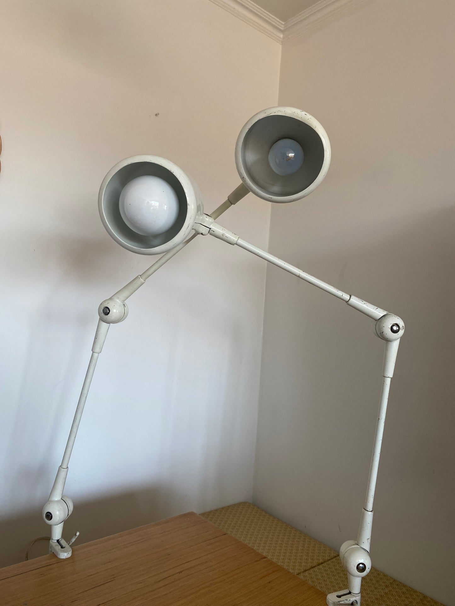 Paire de lampes industrielles