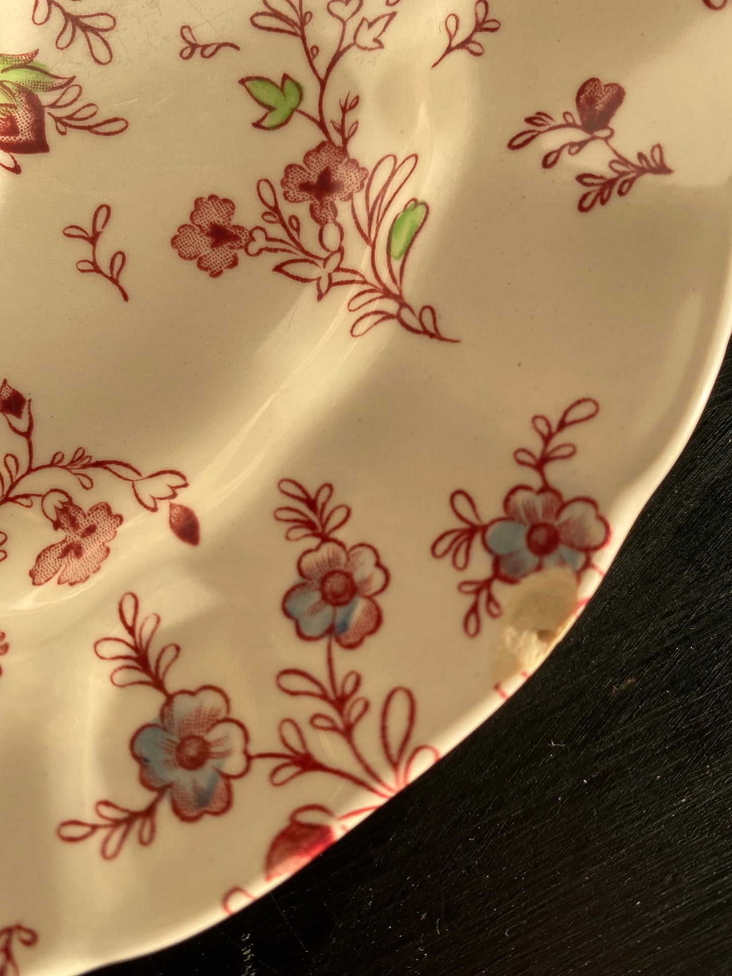 Paire d’assiettes Johnson Bros Rose Chintz
