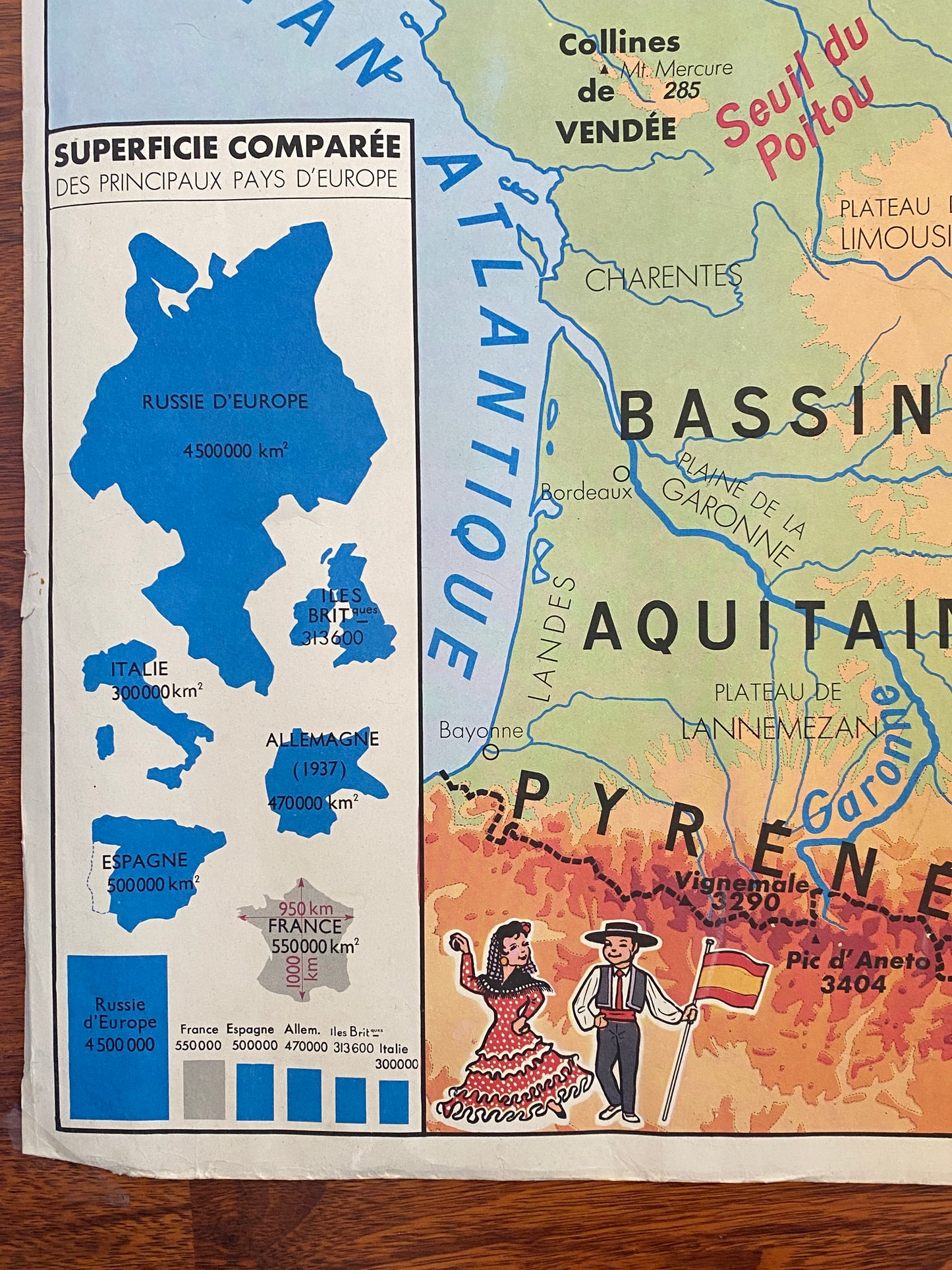 Carte géographique scolaire