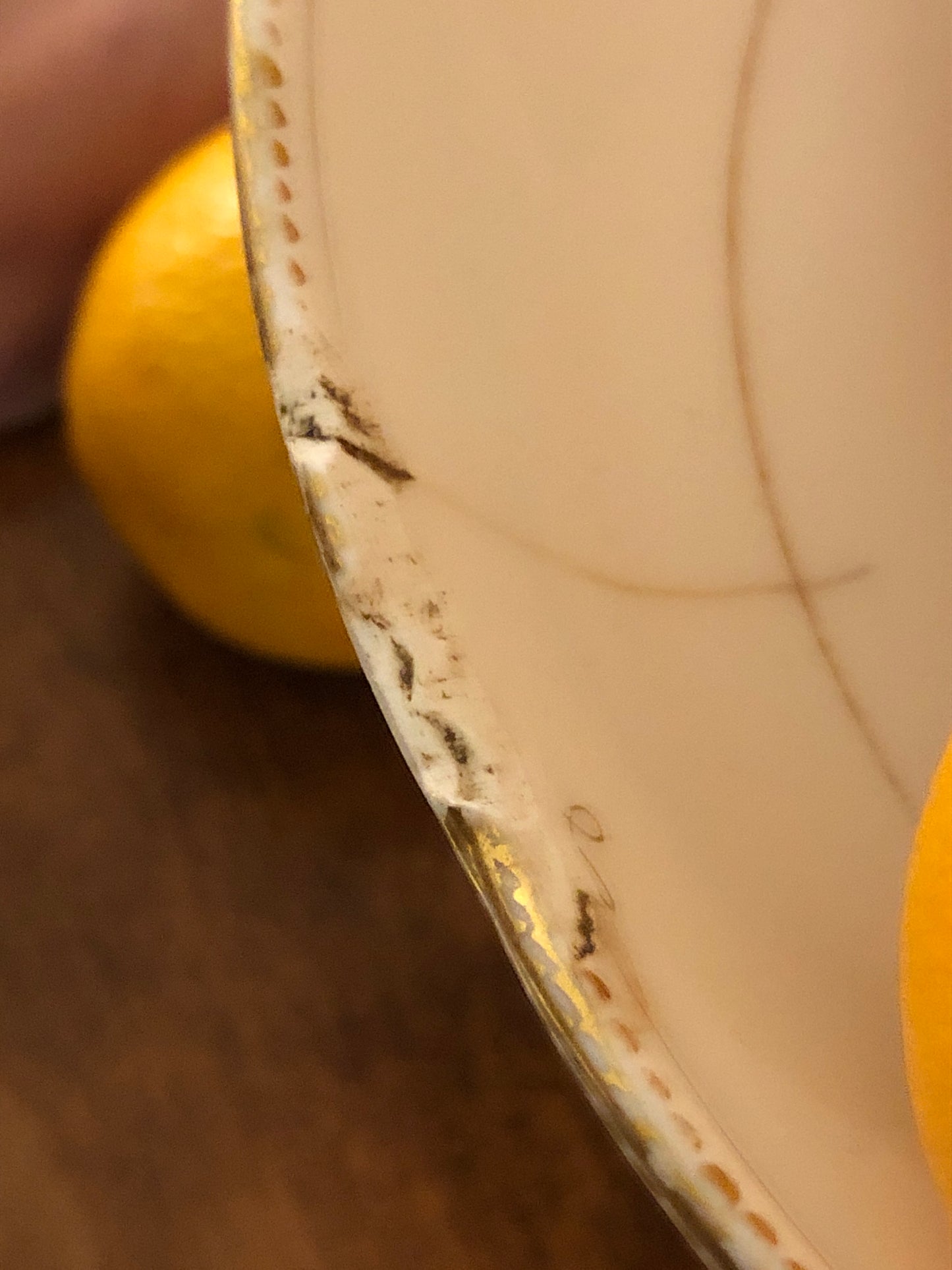 Compotier en porcelaine