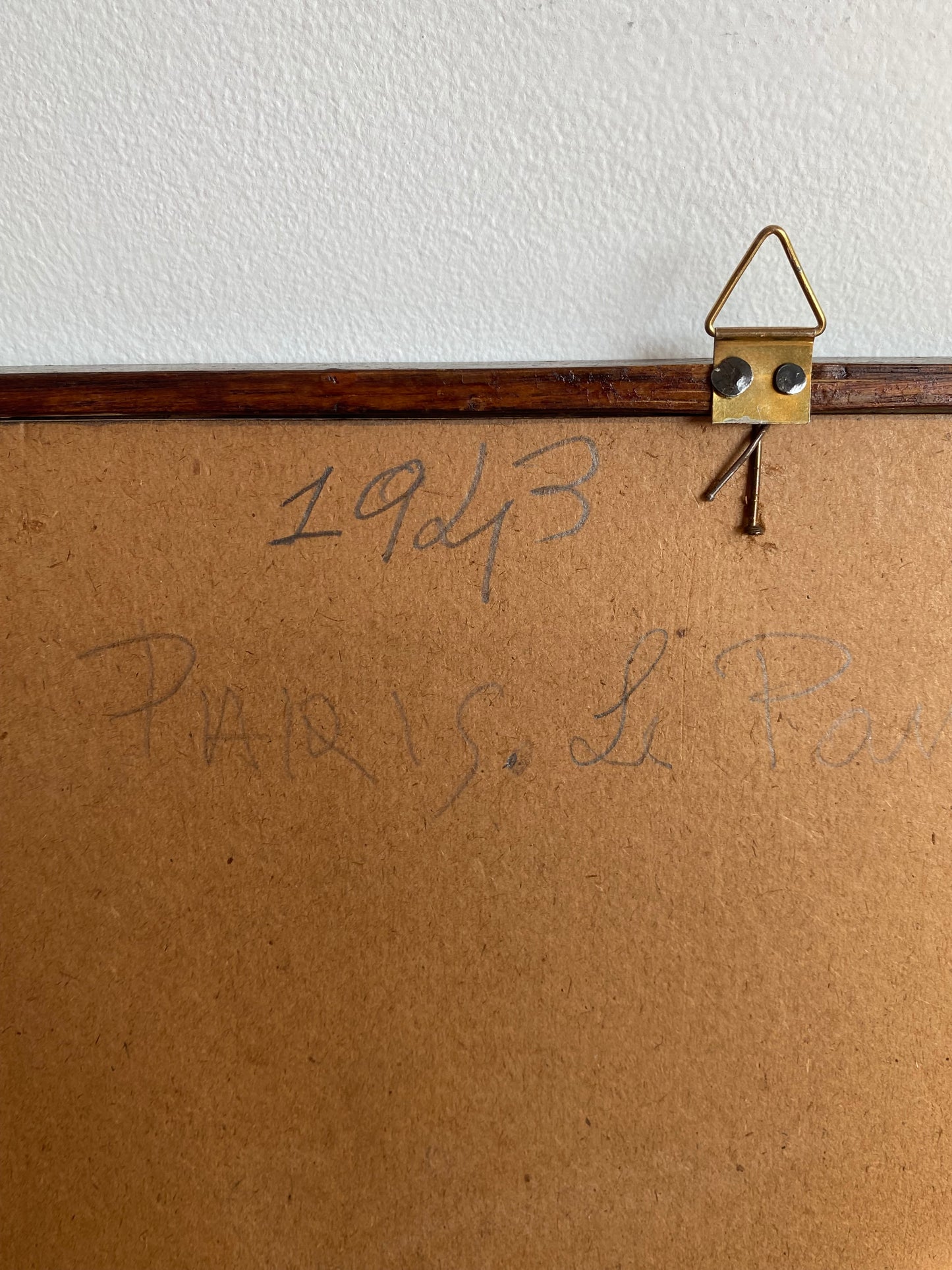 Litho du Panthéon - Paris 1943 signée Herbelot