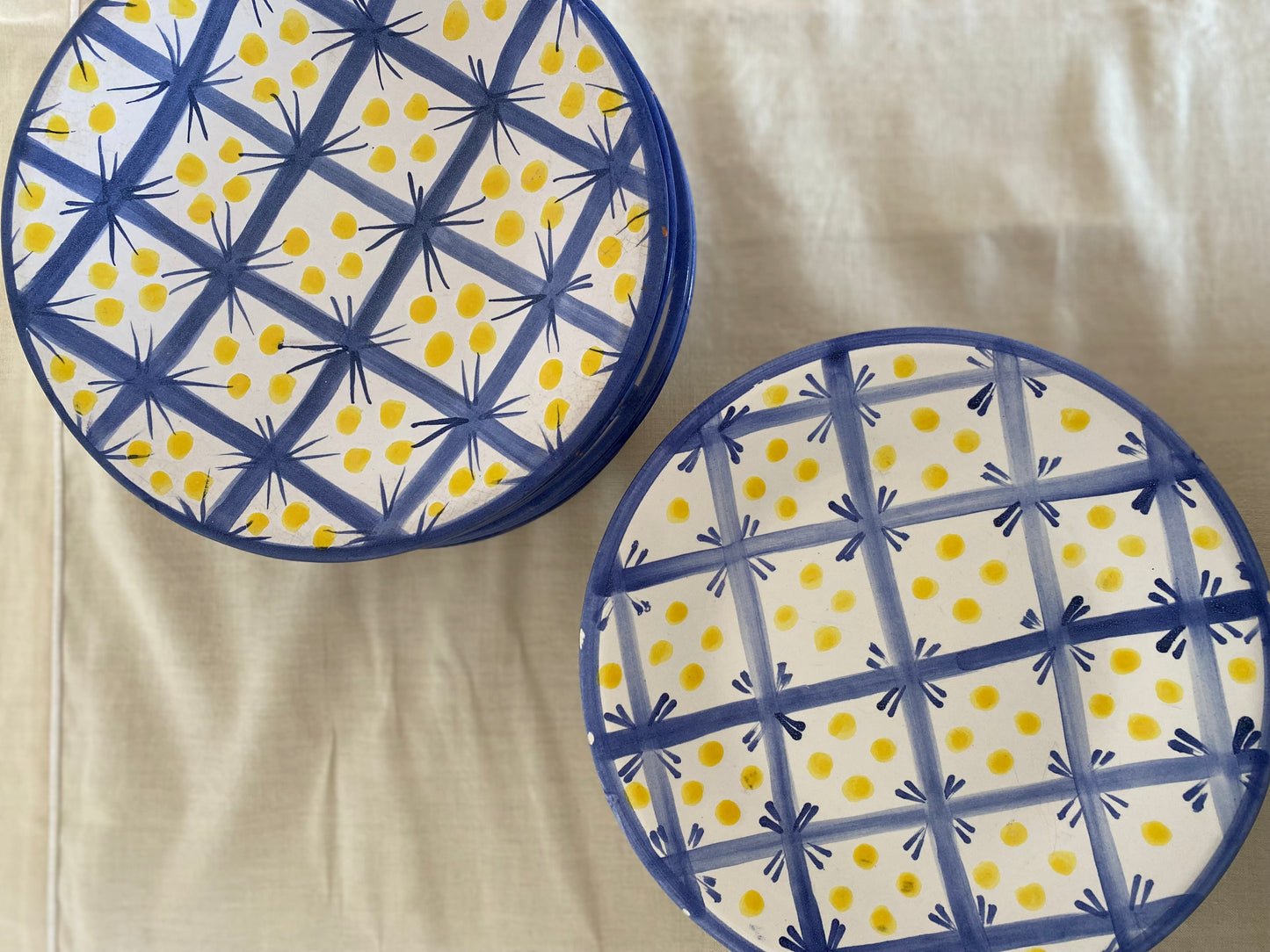 Assiettes La Roue Vallauris R Picault