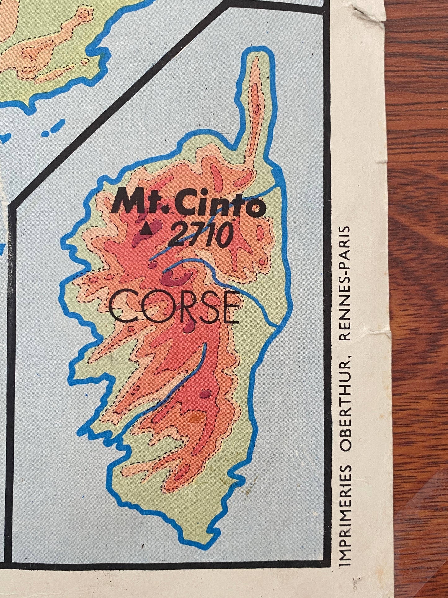 Carte géographique scolaire
