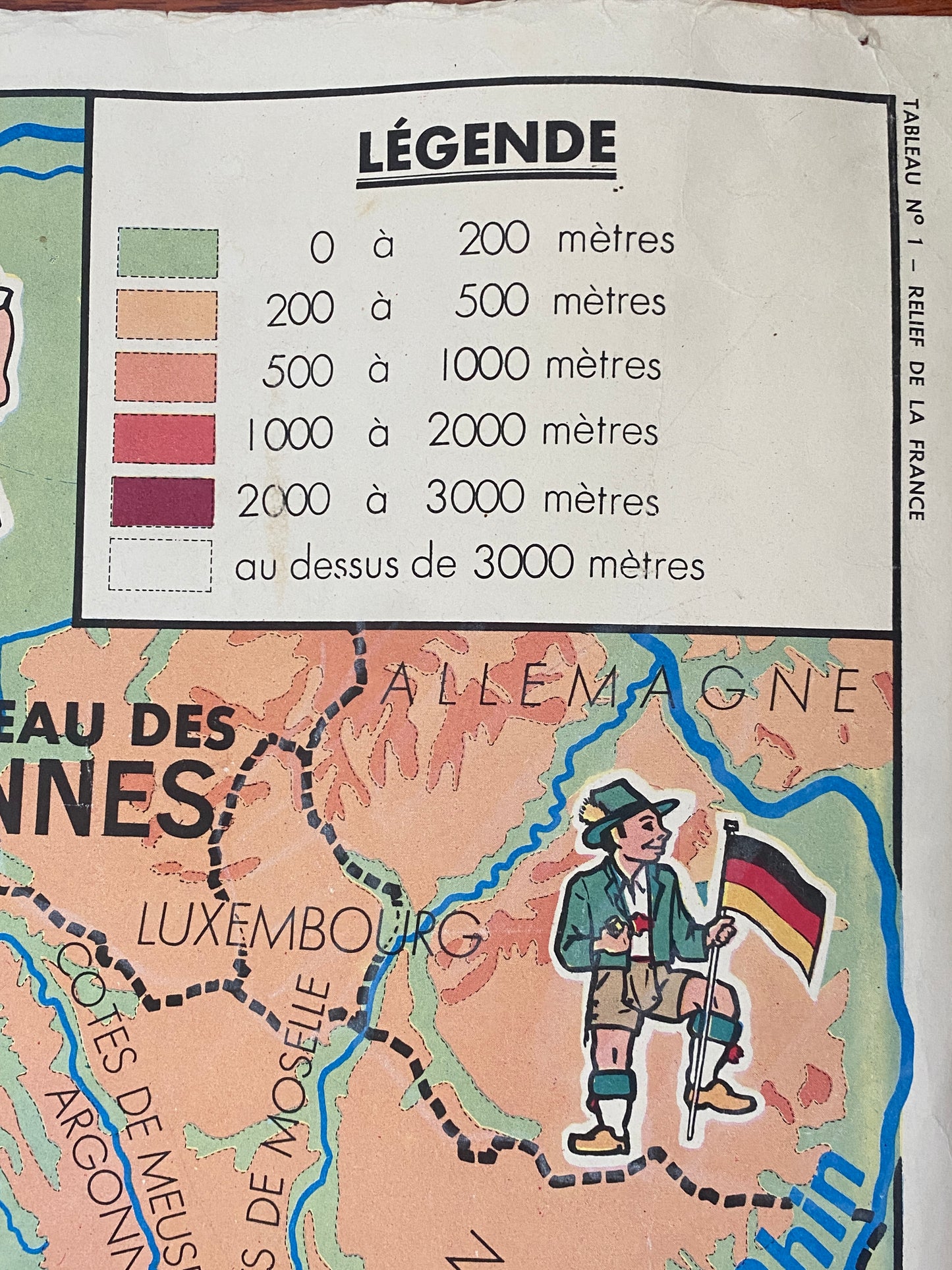 Carte géographique scolaire
