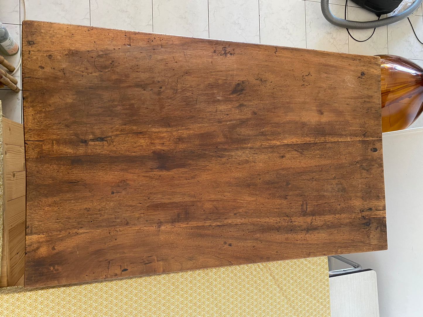 Table de ferme pieds tournés