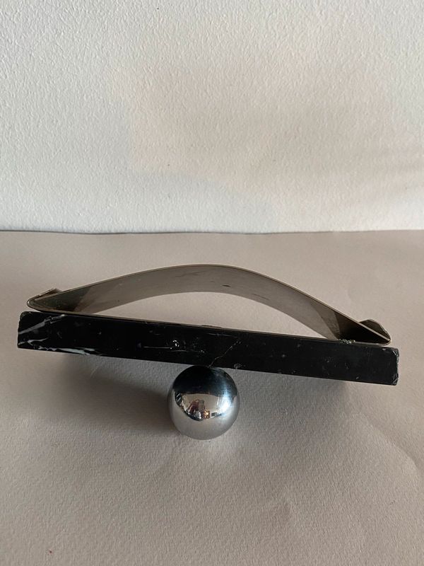 Ensemble de bureau Art déco italien en marbre