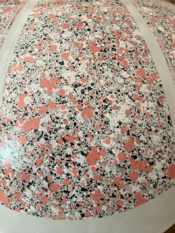 Suspension en granit rose vintage