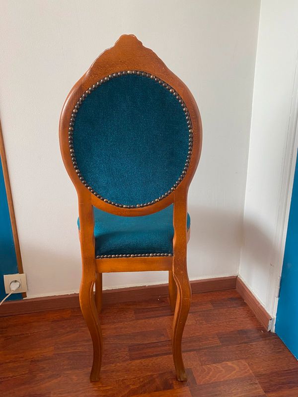 Chaise médaillon vintage Louis Philippe