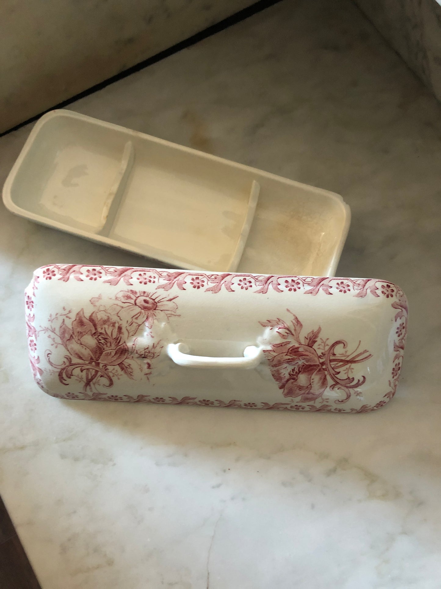 Boîte Sarreguemines à brosses à dents