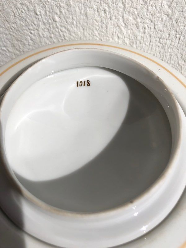 Service a thé G Boyer en porcelaine de Limoges