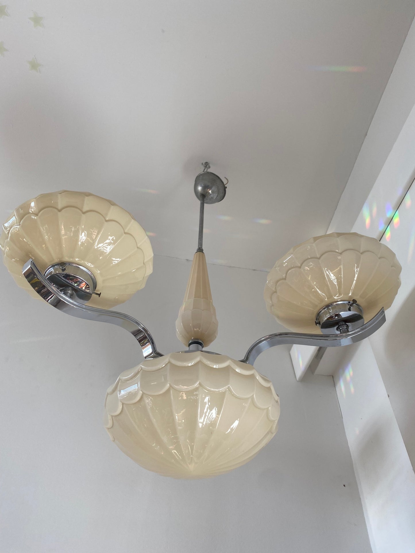 Lustre Art Deco 3 branches