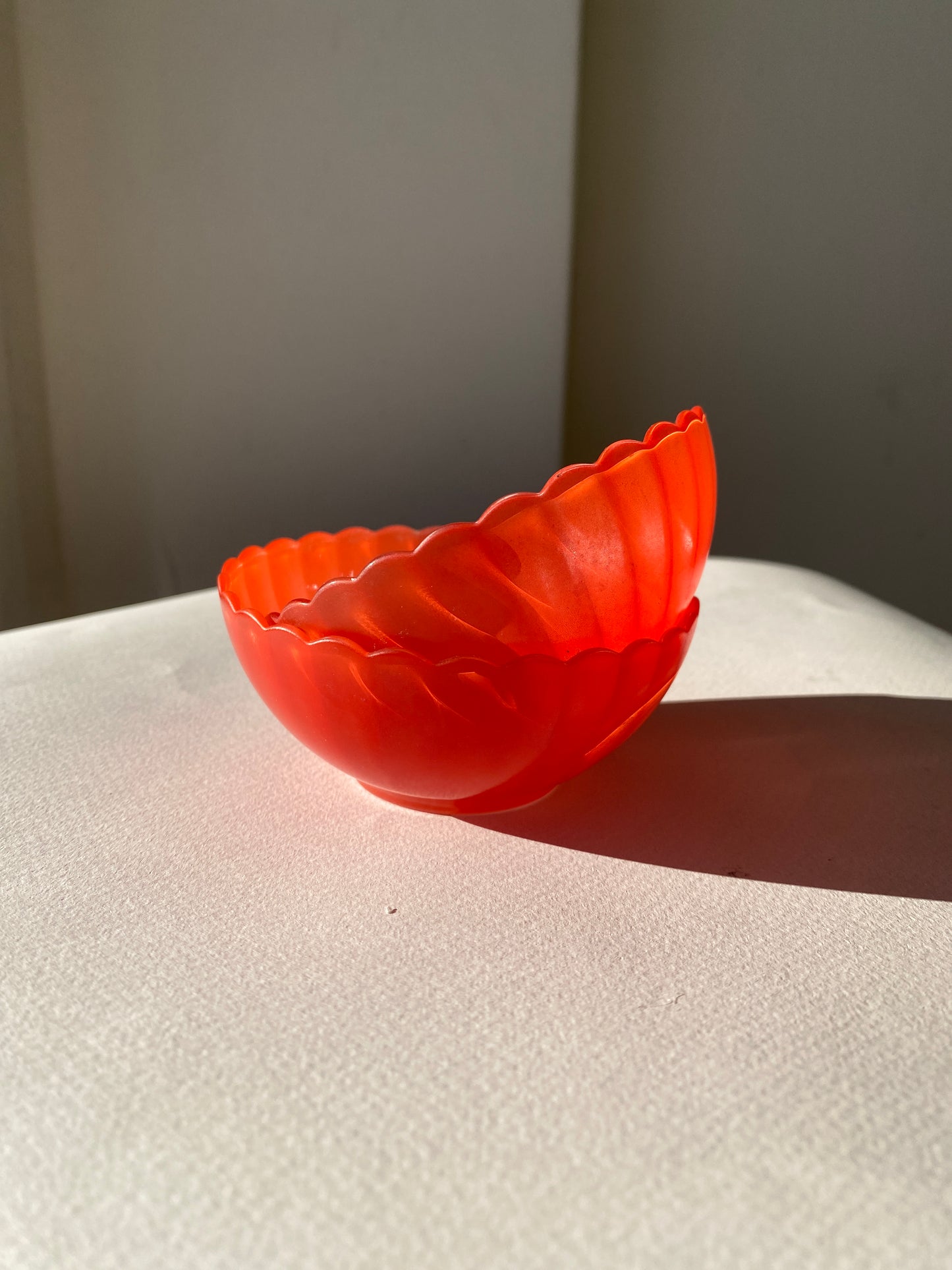 Coupelles vintage Dulcine opaline