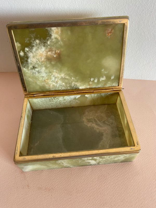 Boîte à cigarette et cendrier Ronson Onyx italie