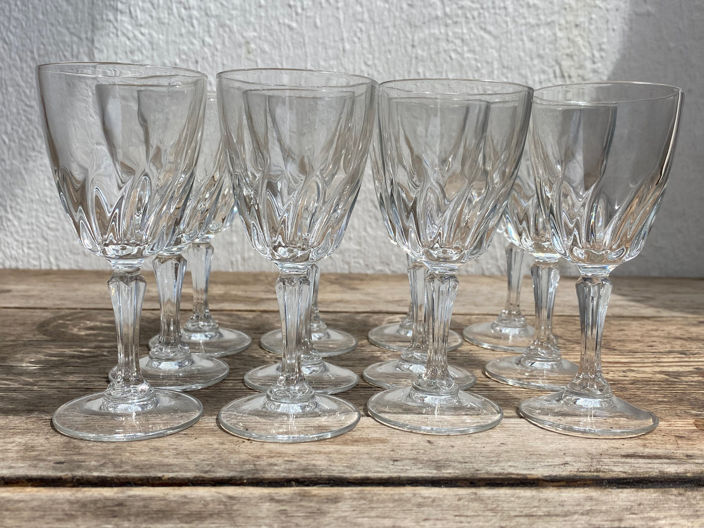Lot de 12 verres a liqueur vintage Cristal d’Arques