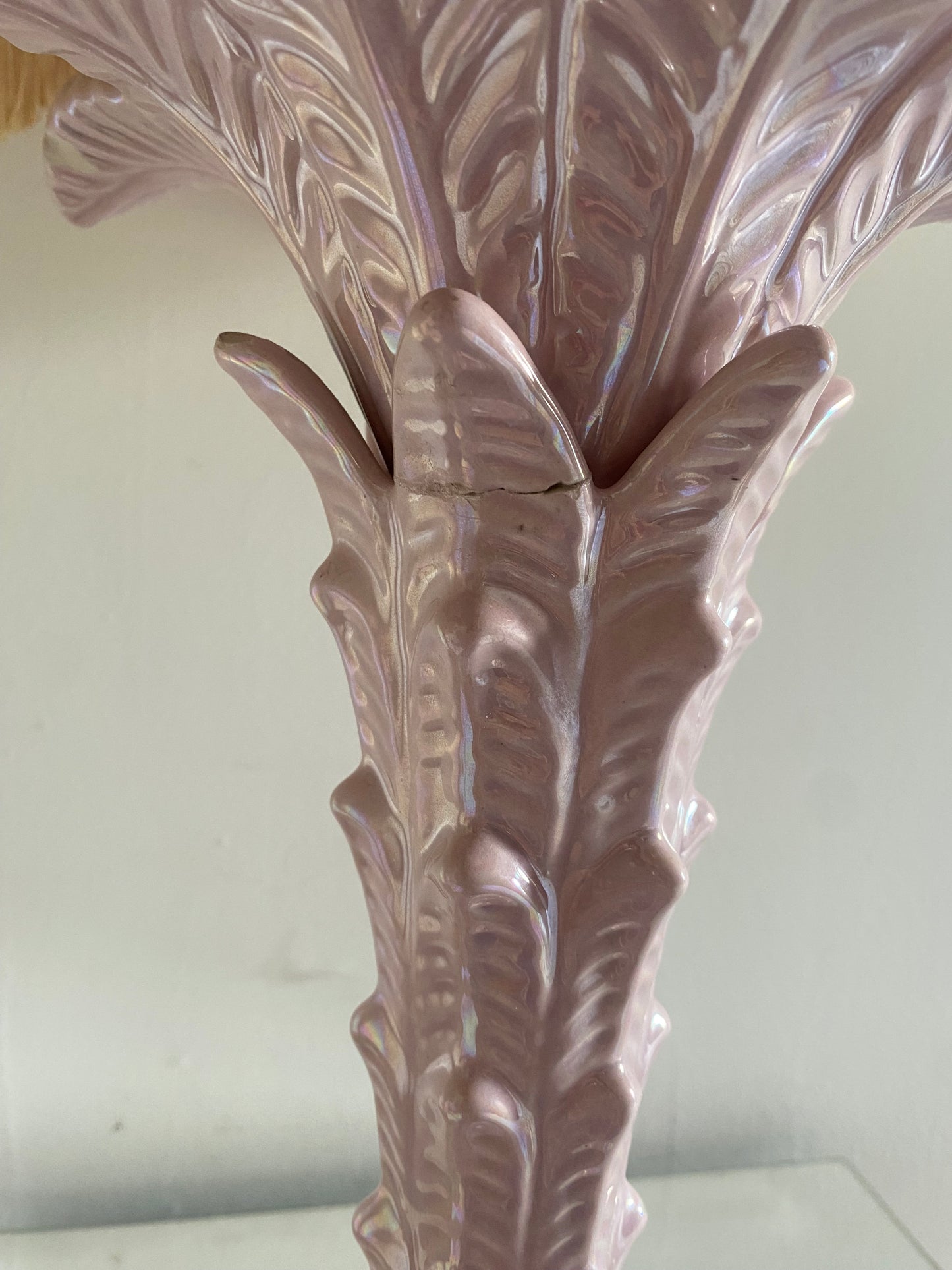 Lampe Palmier retro rose