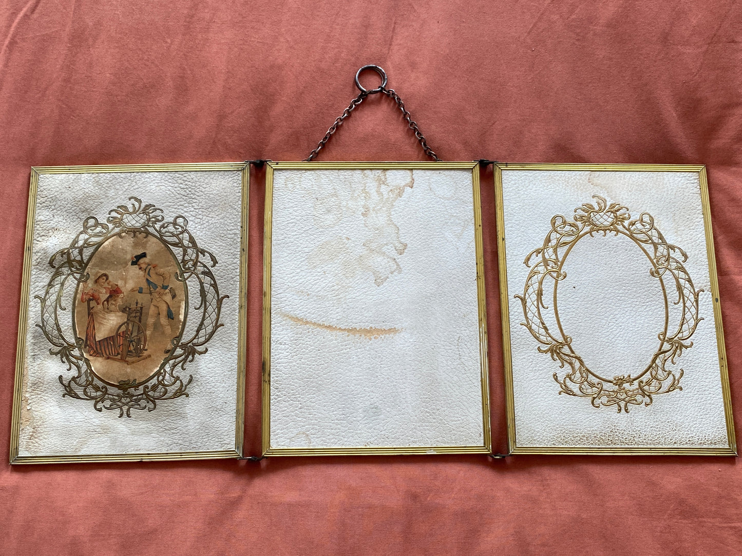 Miroir Triptyque Antique