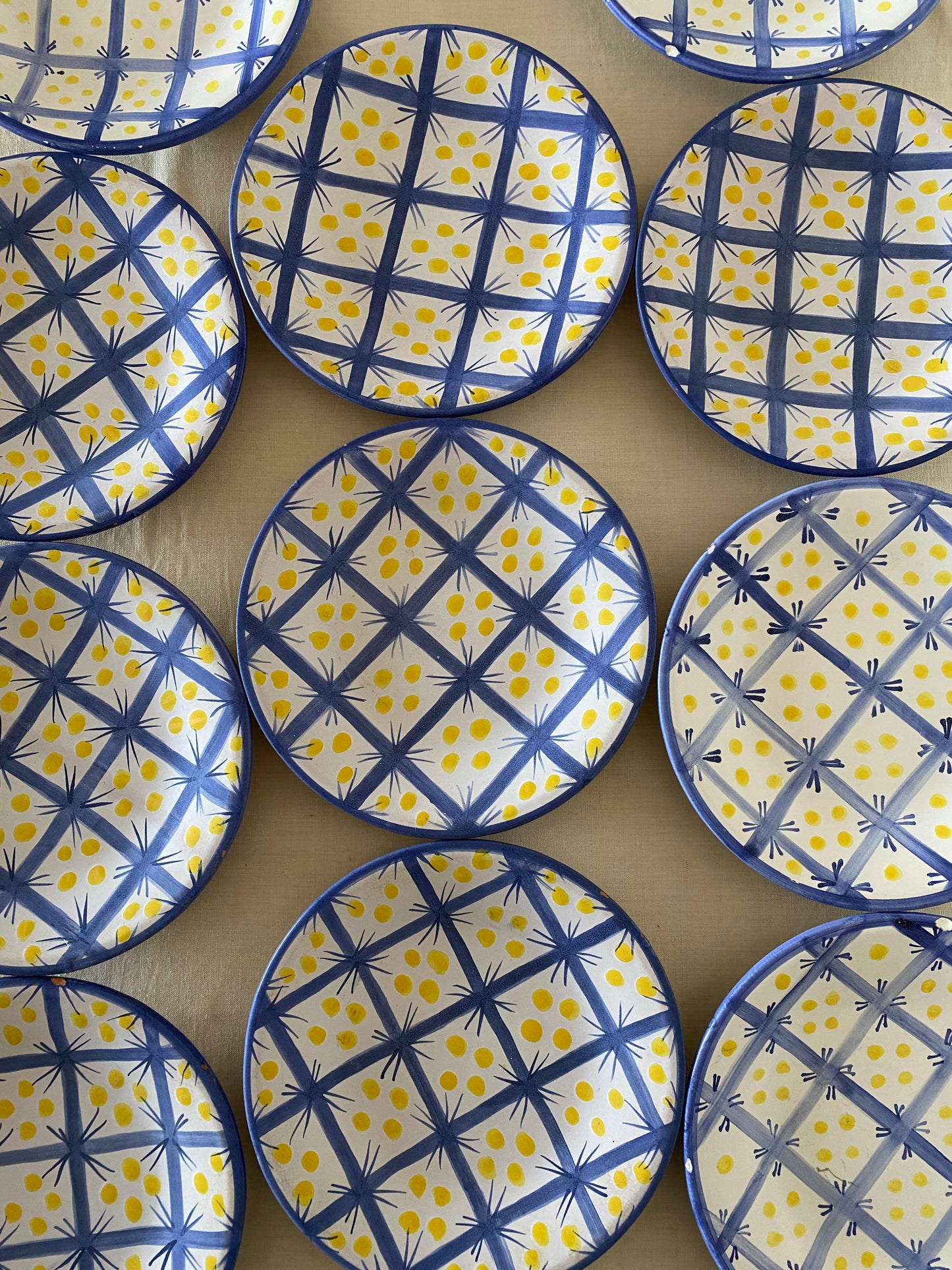 Assiettes La Roue Vallauris R Picault