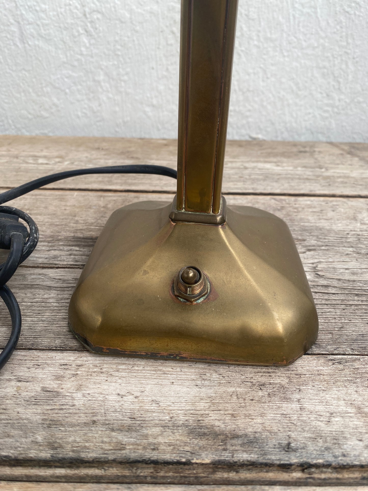 Lampe de banquier vintage