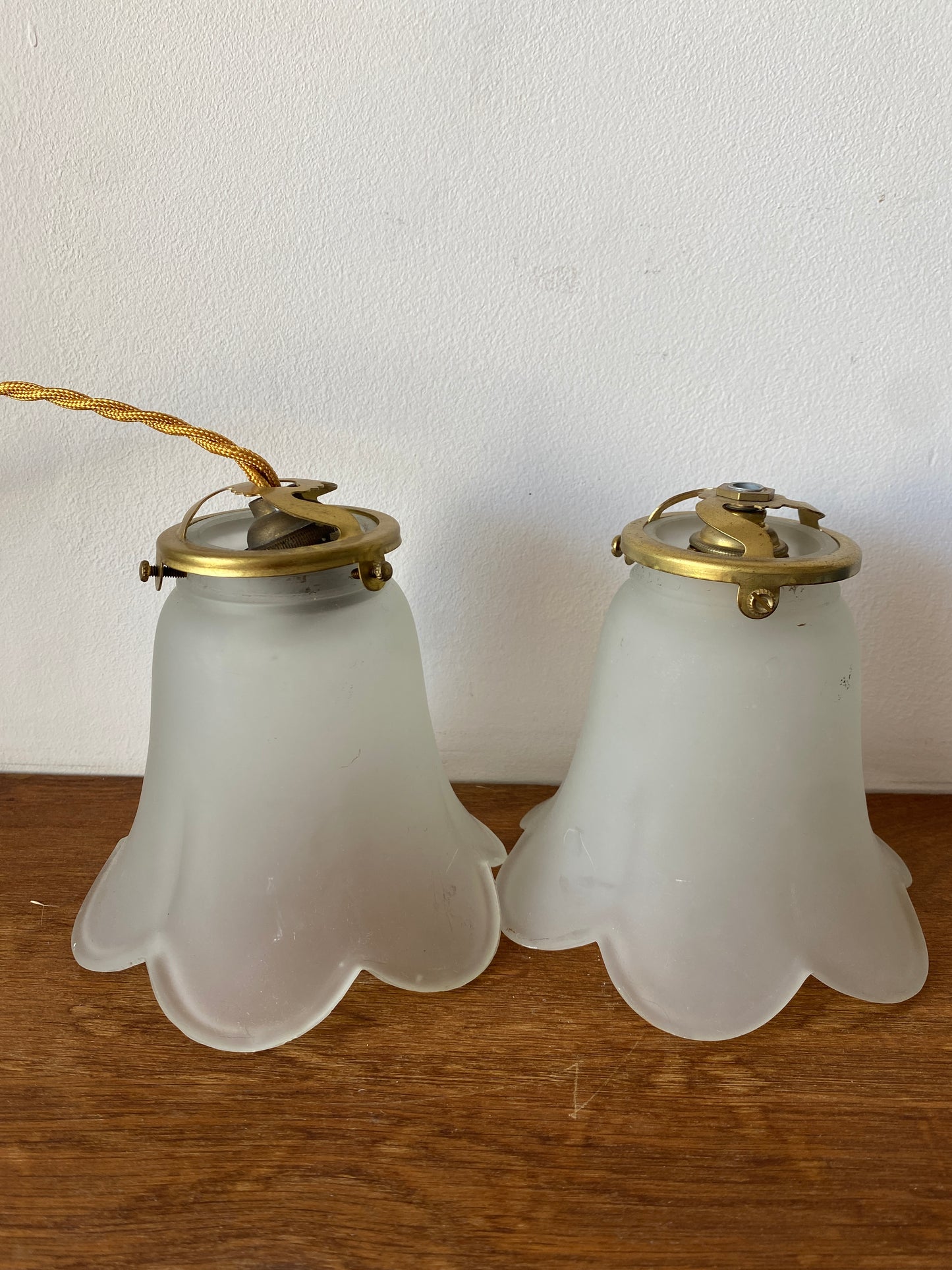 Duo de baladeuses tulipe vintage