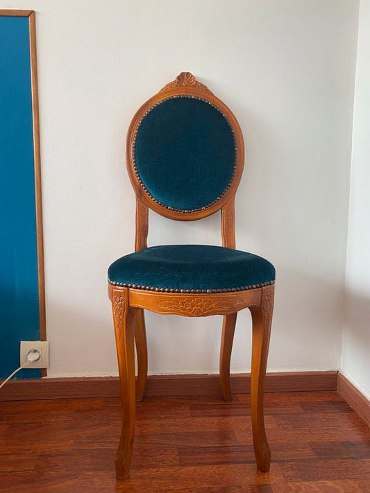 Chaise médaillon vintage Louis Philippe