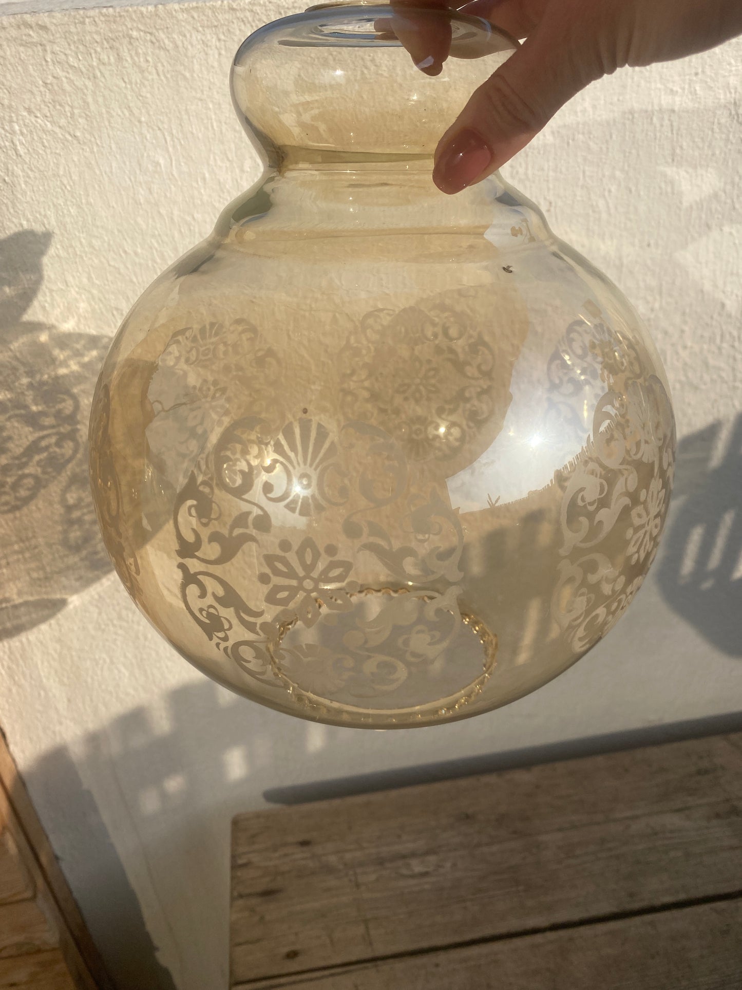 Baladeuse transparente vintage
