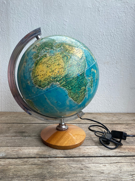 Globe lumineux vintage