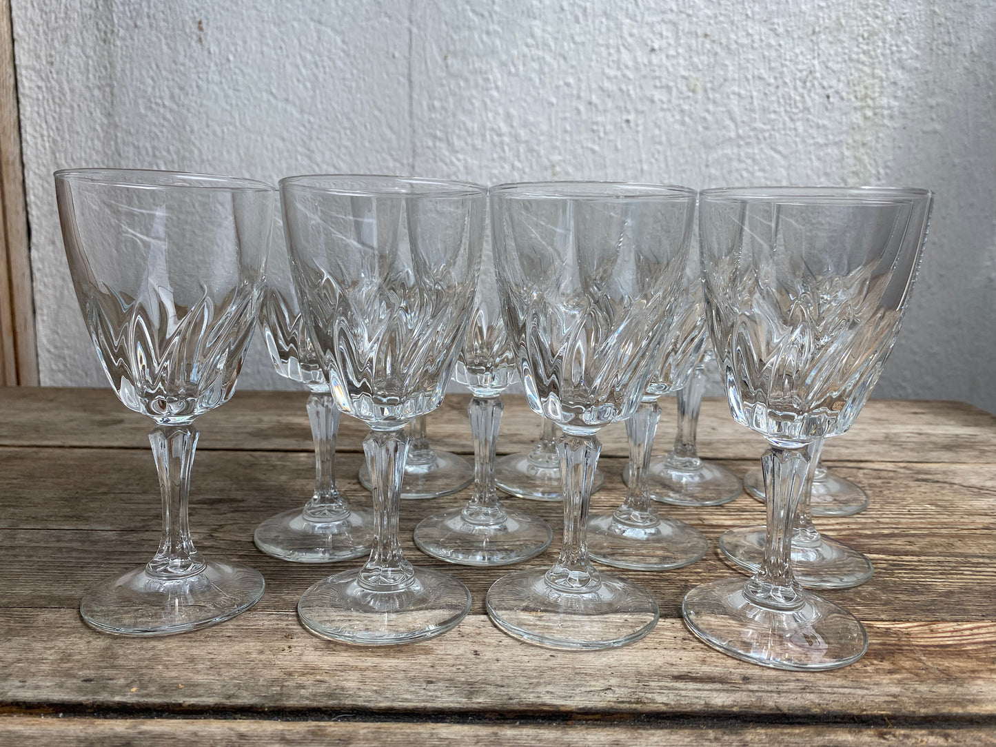 Lot de 12 verres a liqueur vintage Cristal d’Arques