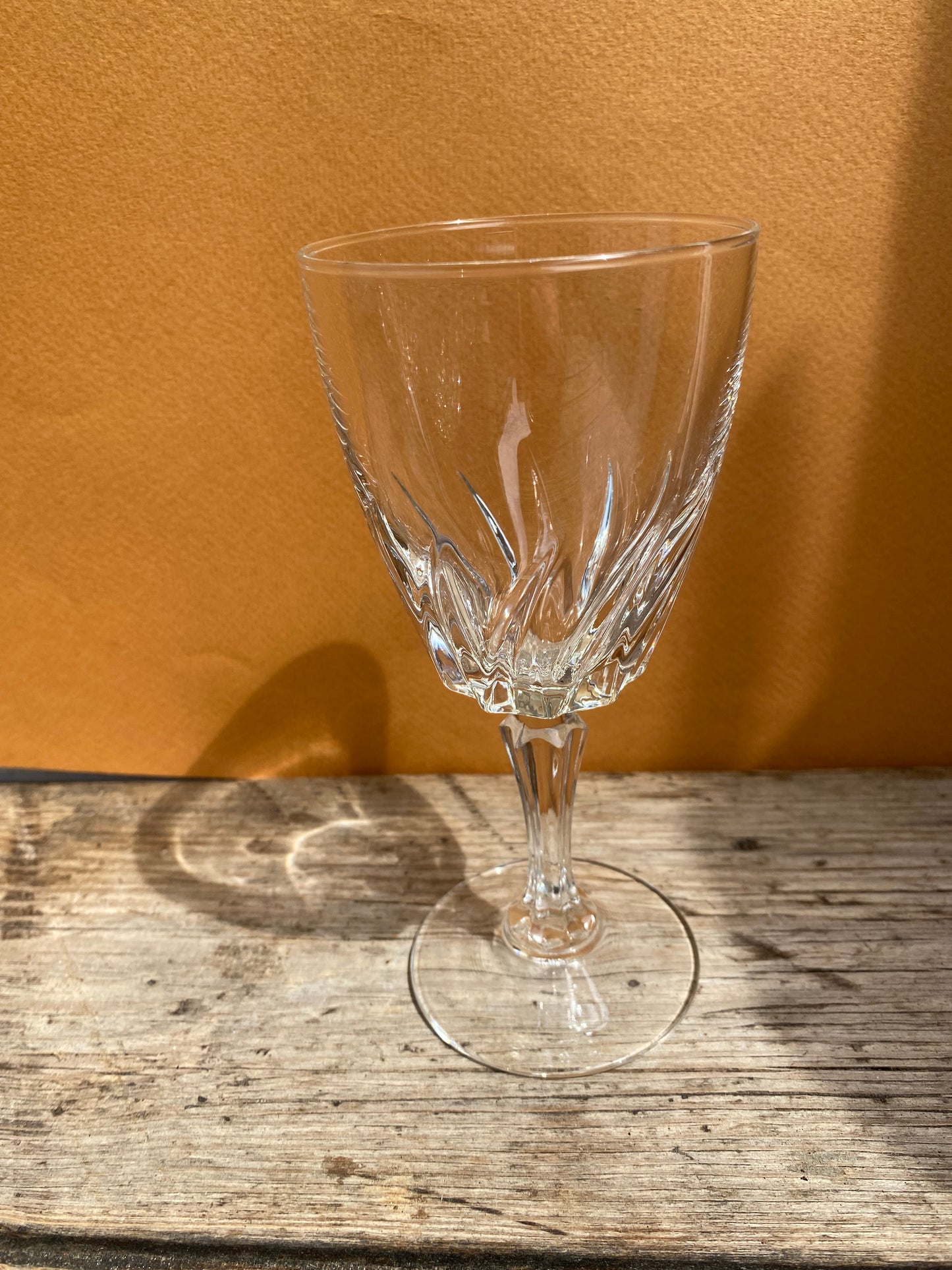 Lot de 11 verres à Vin en Cristal vintage