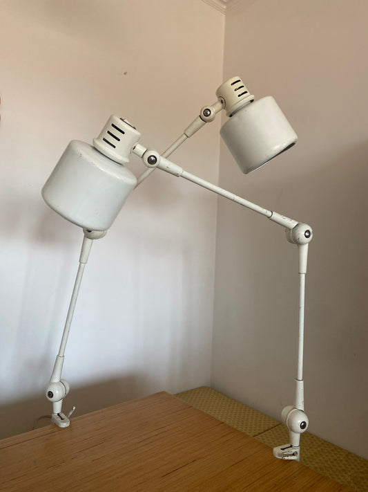 Paire de lampes industrielles