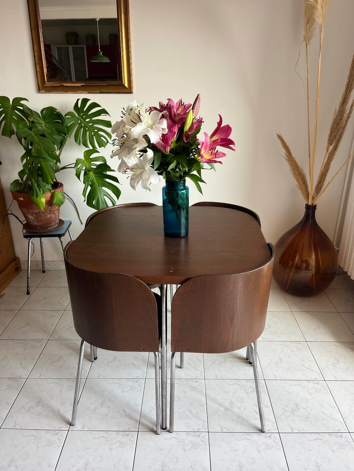 Table et chaises Fusion Ikea par Sandra Kragnert