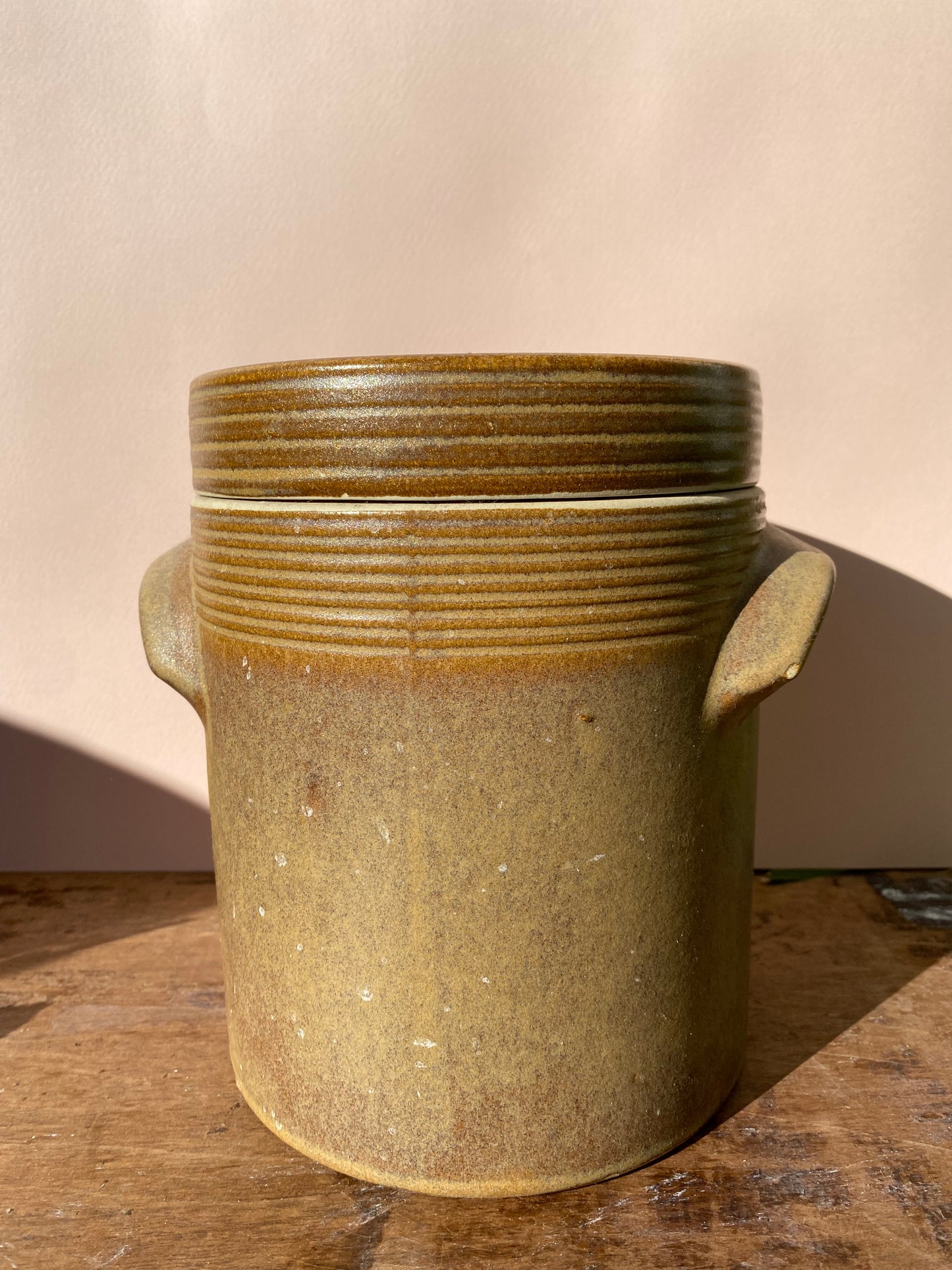 Petit Pot à confit en grès
