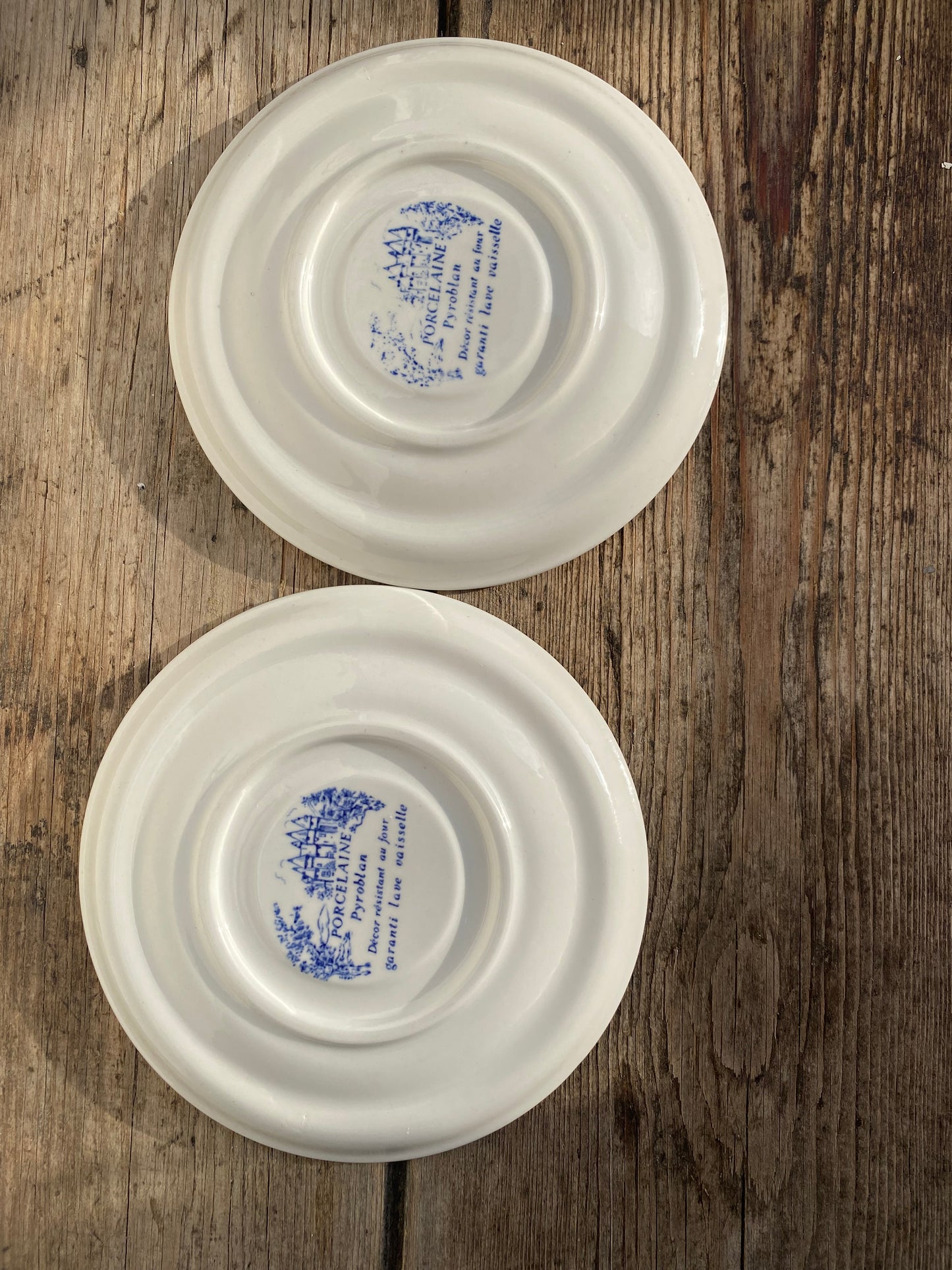 Duo de tasses et sous tasse vintage BP Sarreguemines