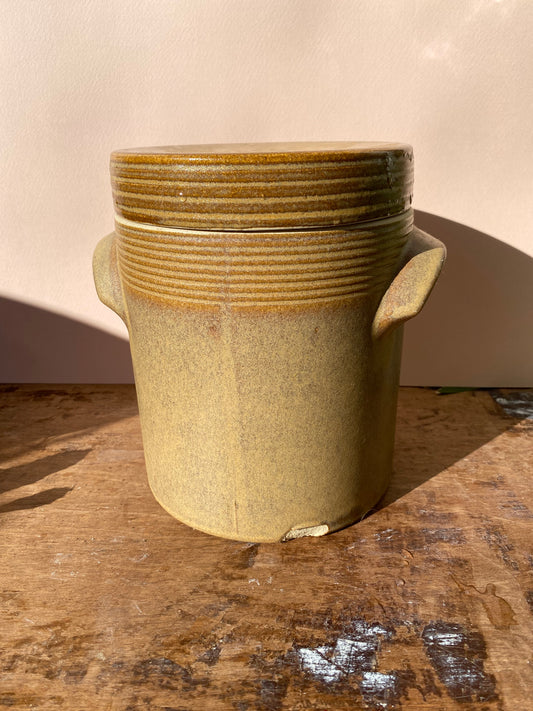 Petit Pot à confit en grès
