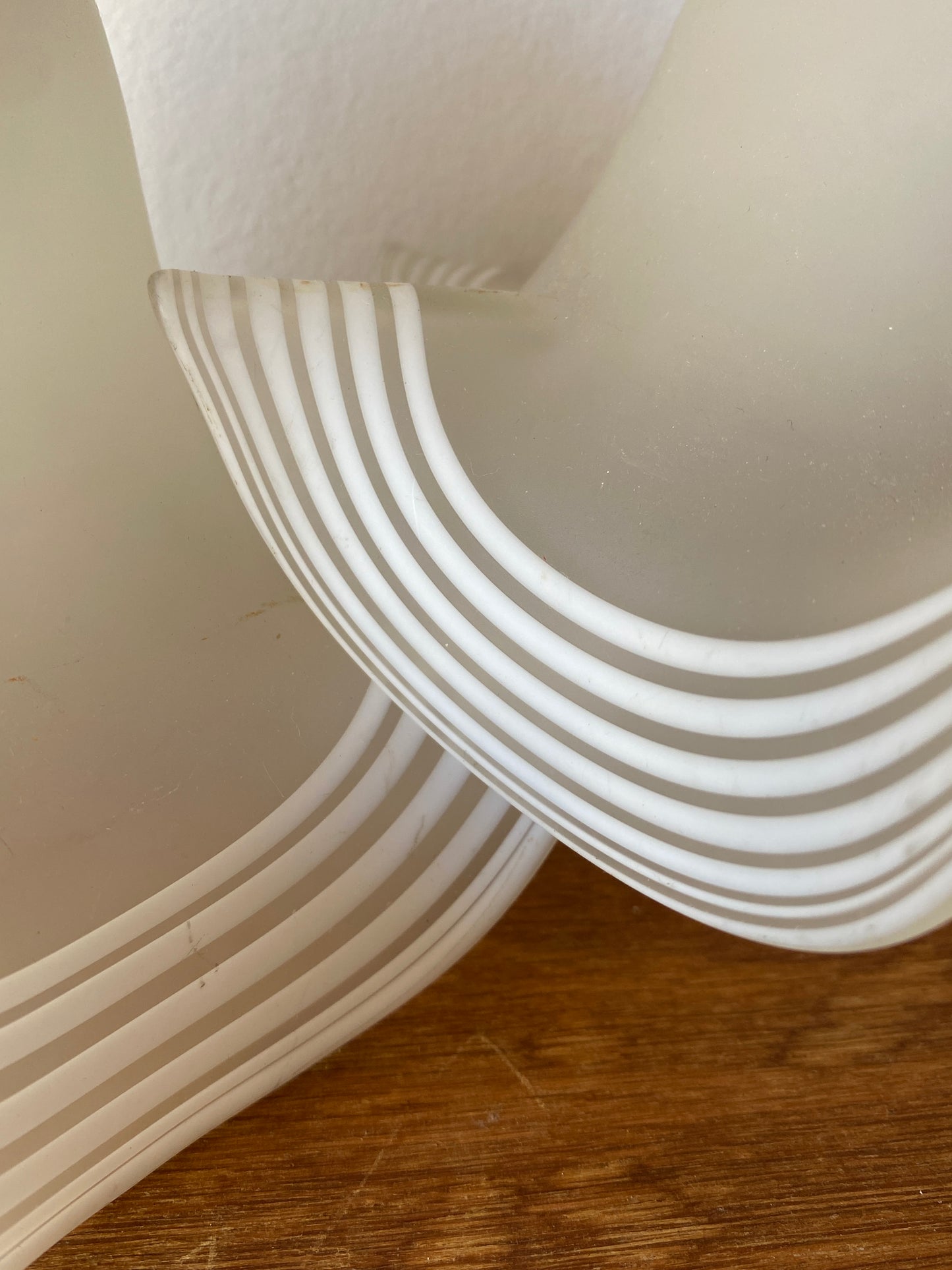 Paire de baladeuse vintage en opaline