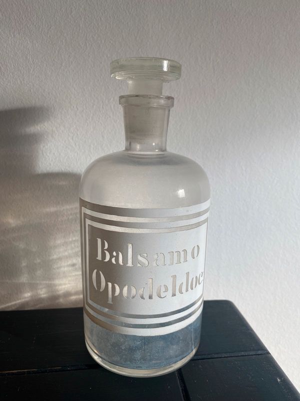 Pot d’apothicaire Balsamo Opodeldoc