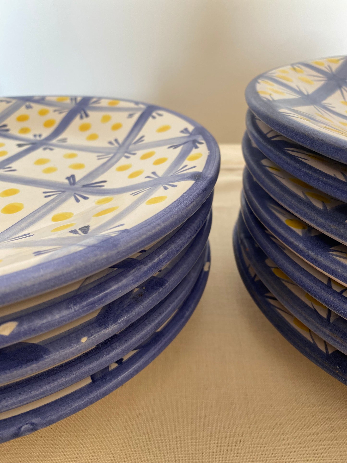Assiettes La Roue Vallauris R Picault