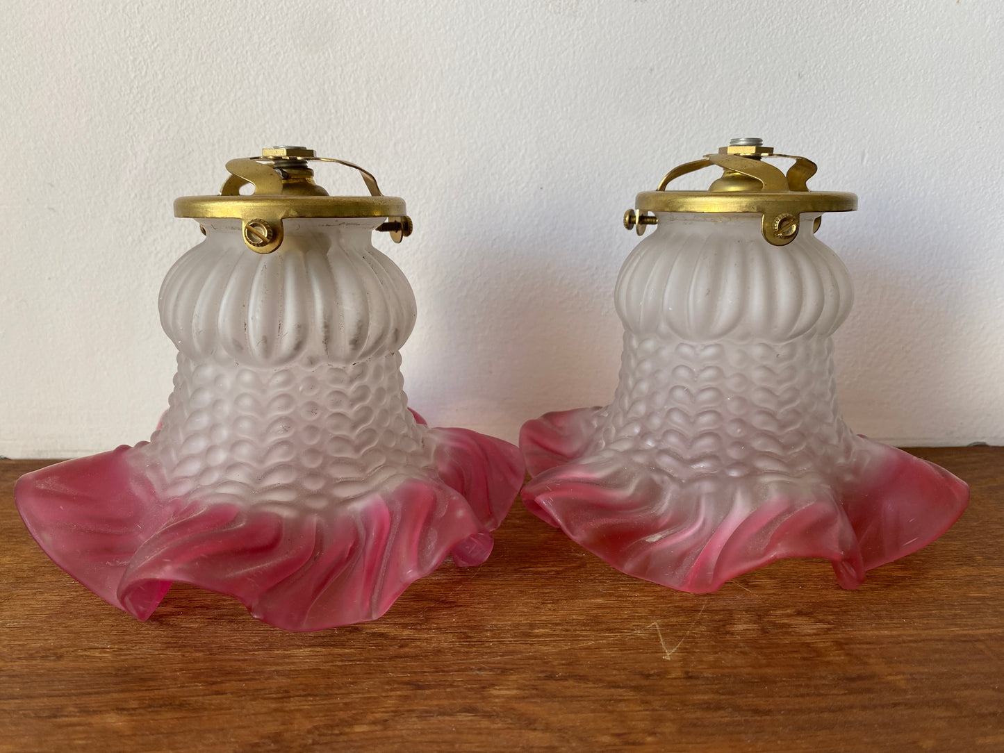 Duo de baladeuses roses vintage