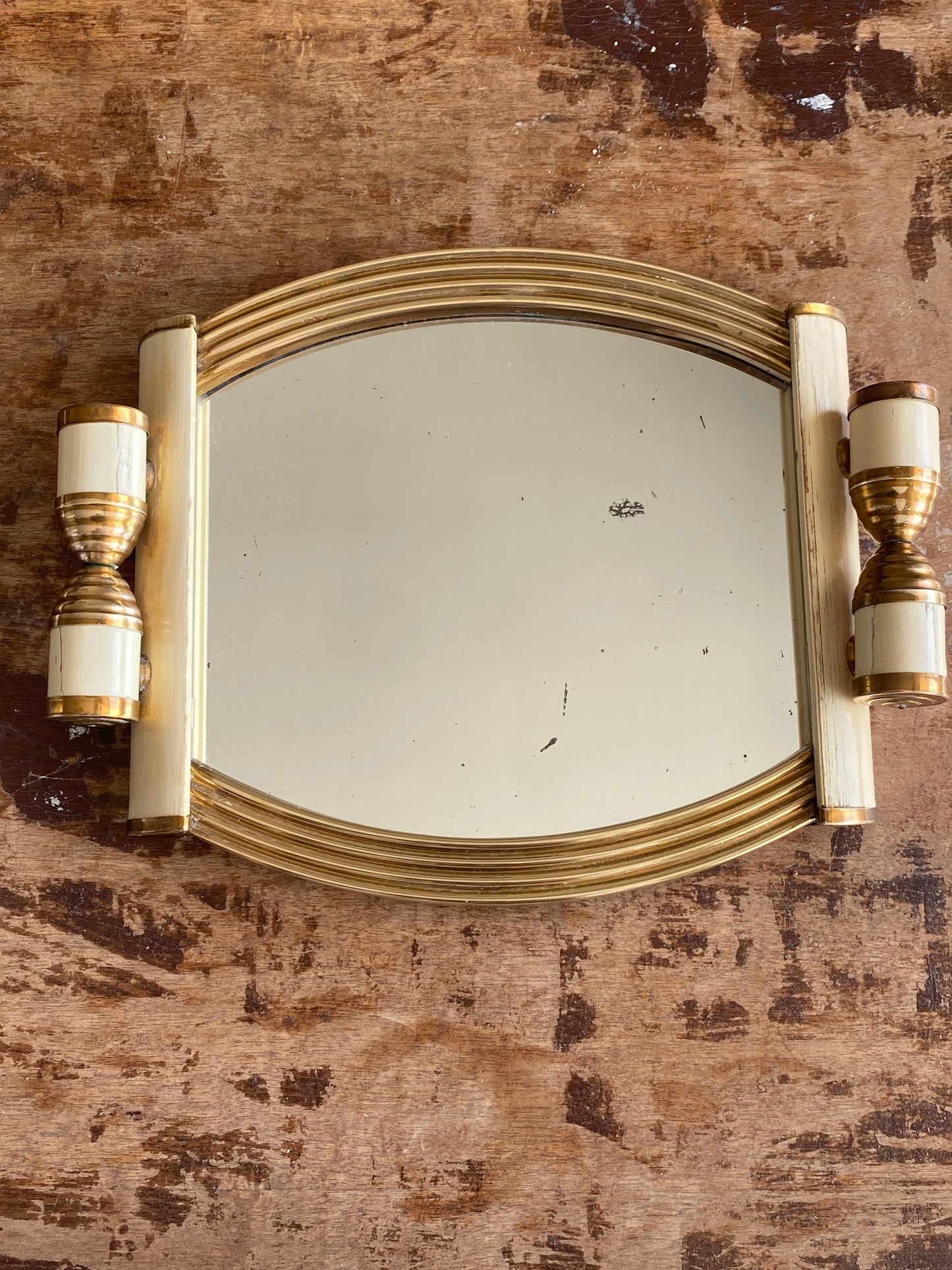 Plateau miroir Art déco 1930