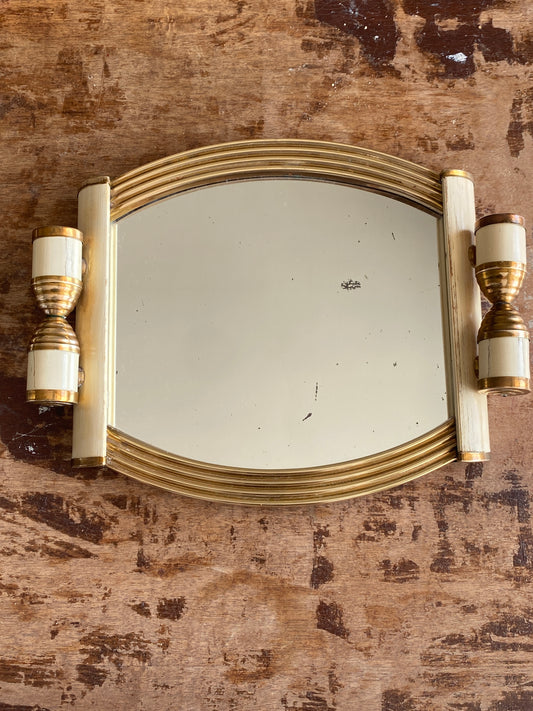 Plateau miroir Art déco 1930