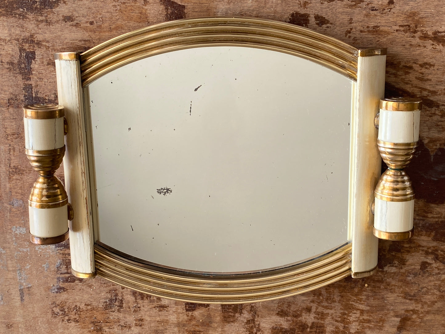 Plateau miroir Art déco 1930