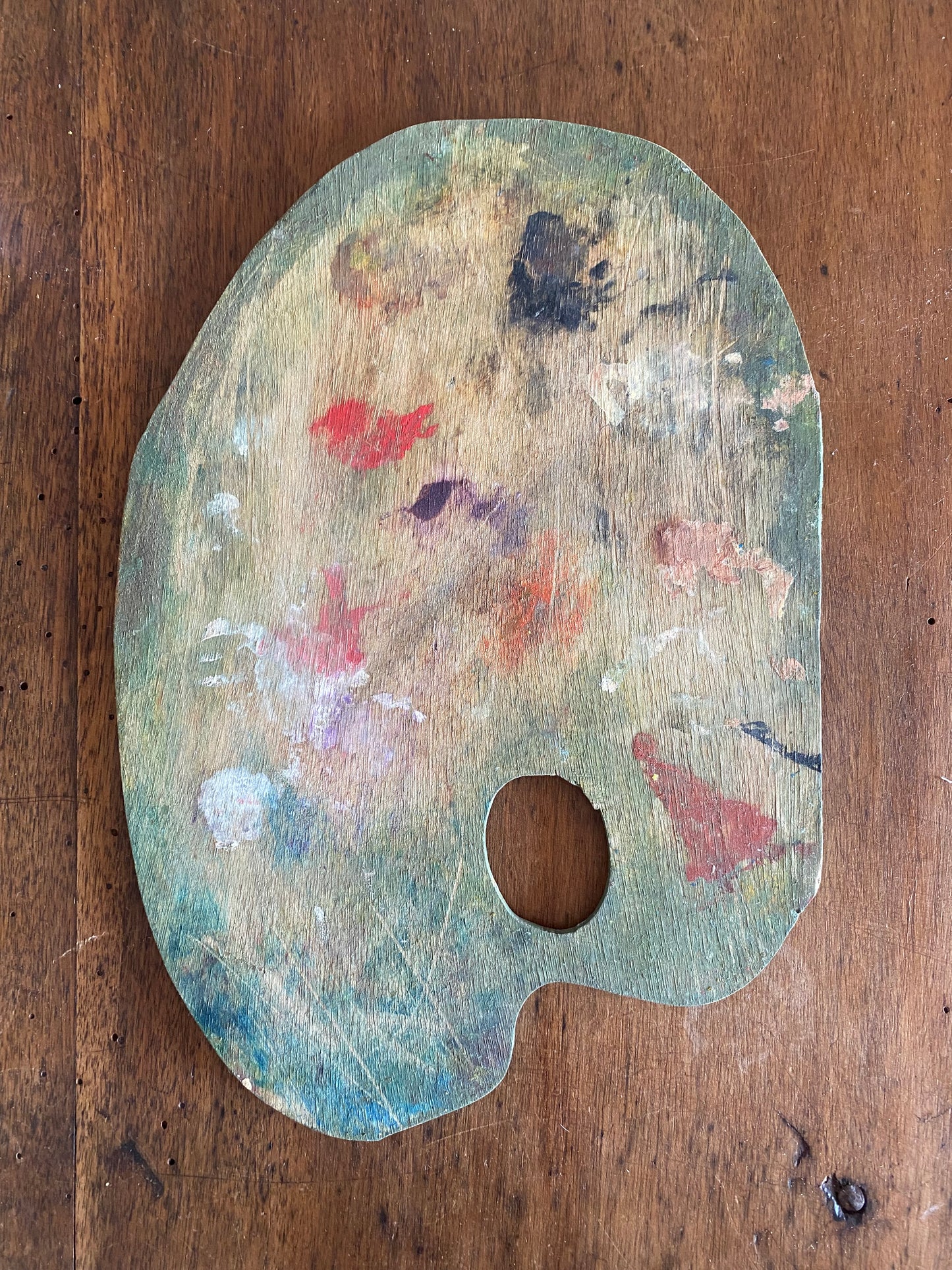 Palette de peintre ancienne