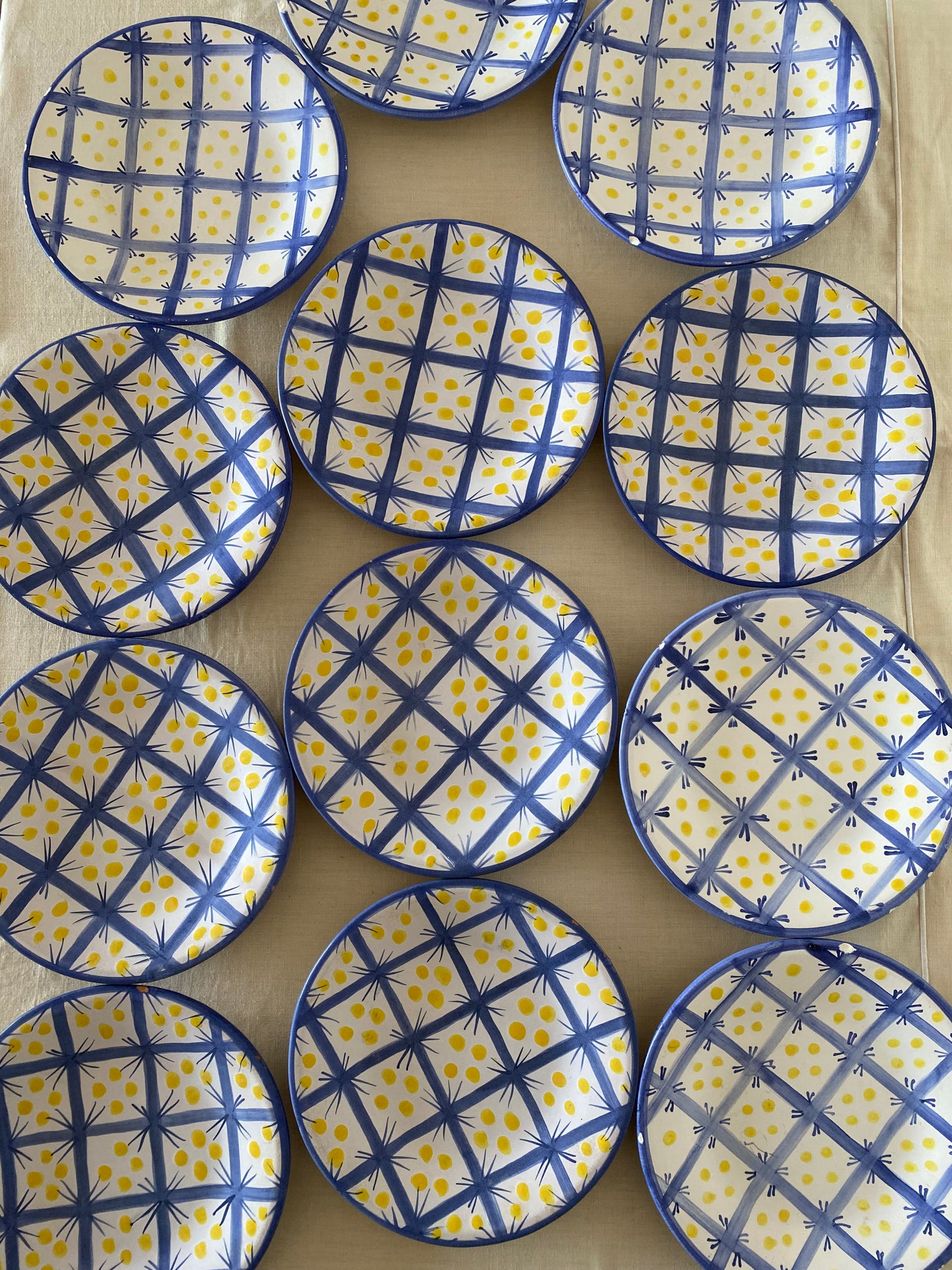 Assiettes La Roue Vallauris R Picault